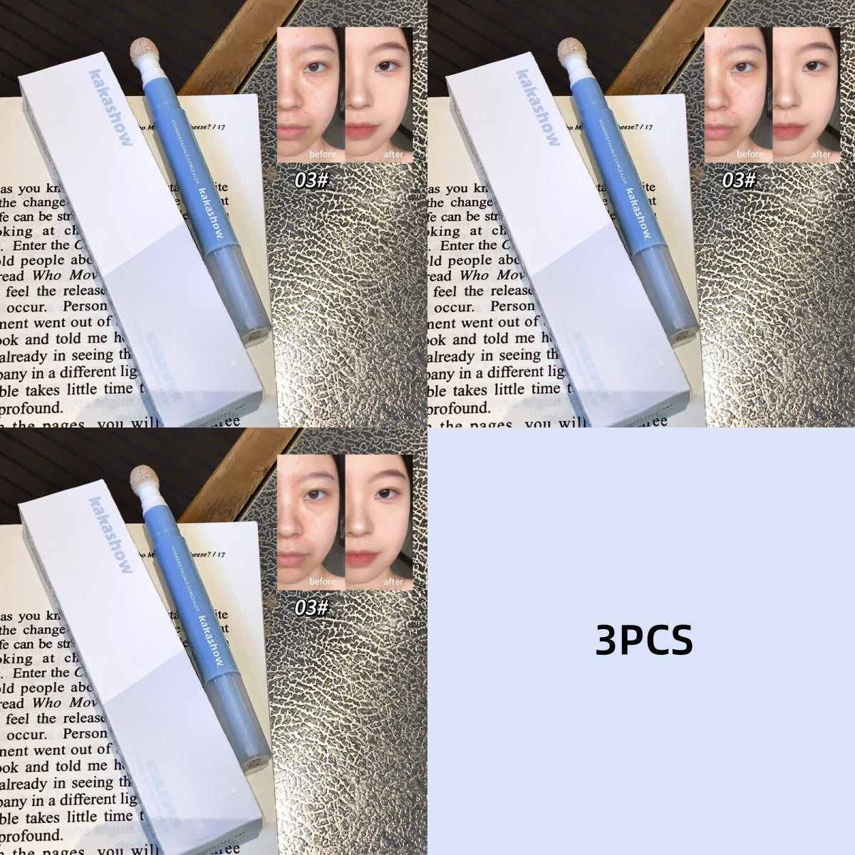 ❤️2 voor de prijs van 1❤️ Hydraterende crèmeconcealerpen met sponsapplicator