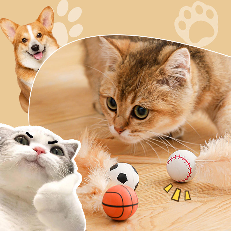 🐈Koop 1 krijg 1 gratis🐈Interactieve kat stuiterbal met veer