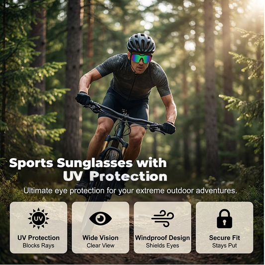 🕶️50% KORTING🔥UV400 Sportzonnebrillen voor Heren & Dames | 100% UV-Bescherming • Stijlvol