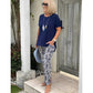 Casual tweedelig set voor vrouwen