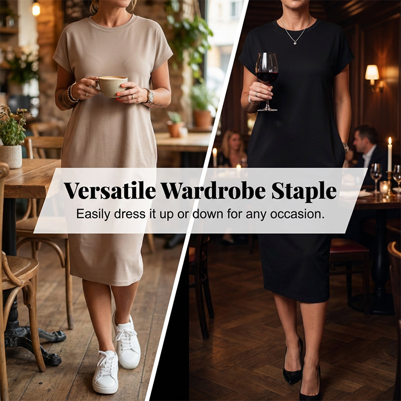 🌺Casual T-Shirtjurk voor Dames👗Comfortabel, Losvallend & Tijdloos