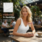 Dames geribbelde V-hals tanktop