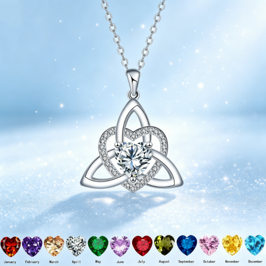 Keltische Knoop Hart Ketting