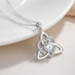 Keltische Knoop Hart Ketting