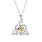 Keltische Knoop Hart Ketting