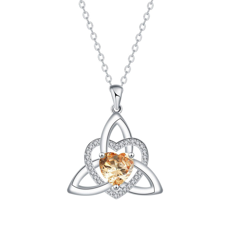 Keltische Knoop Hart Ketting