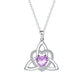 Keltische Knoop Hart Ketting