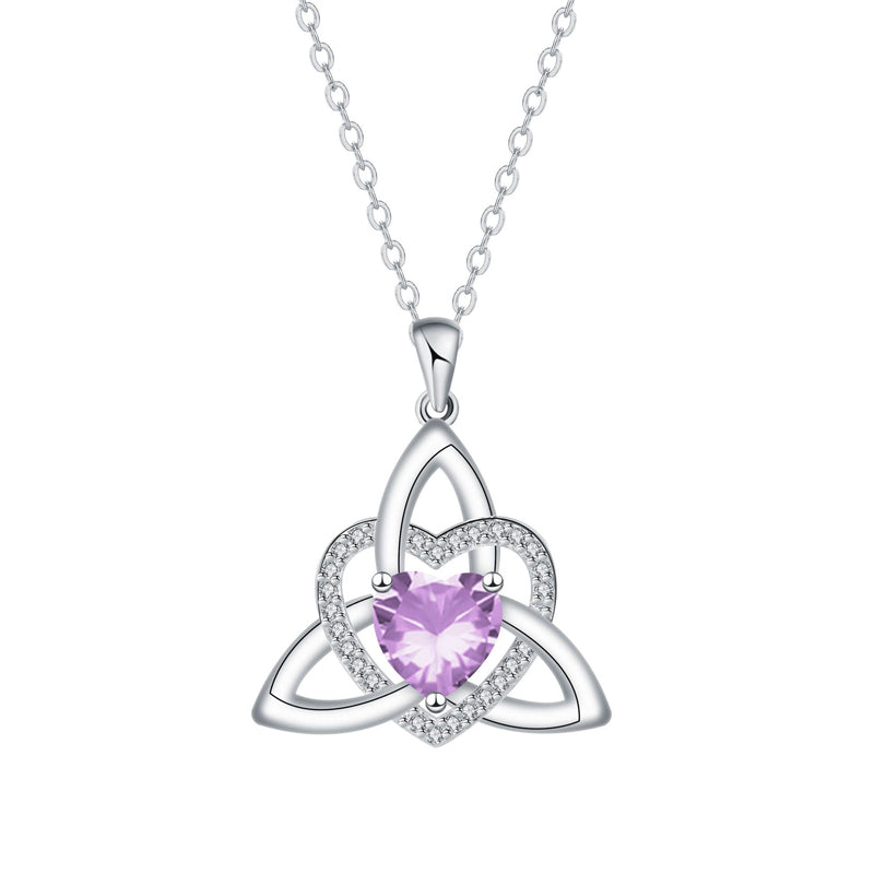 Keltische Knoop Hart Ketting