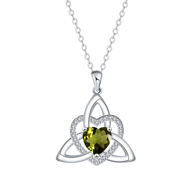 Keltische Knoop Hart Ketting