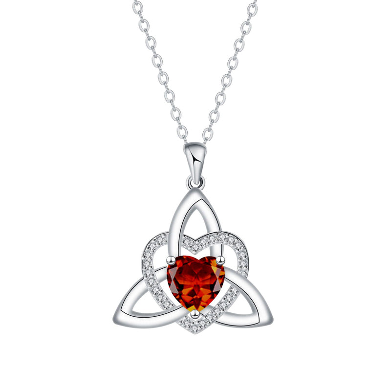 Keltische Knoop Hart Ketting