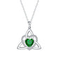 Keltische Knoop Hart Ketting