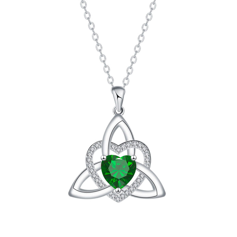 Keltische Knoop Hart Ketting