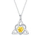 Keltische Knoop Hart Ketting