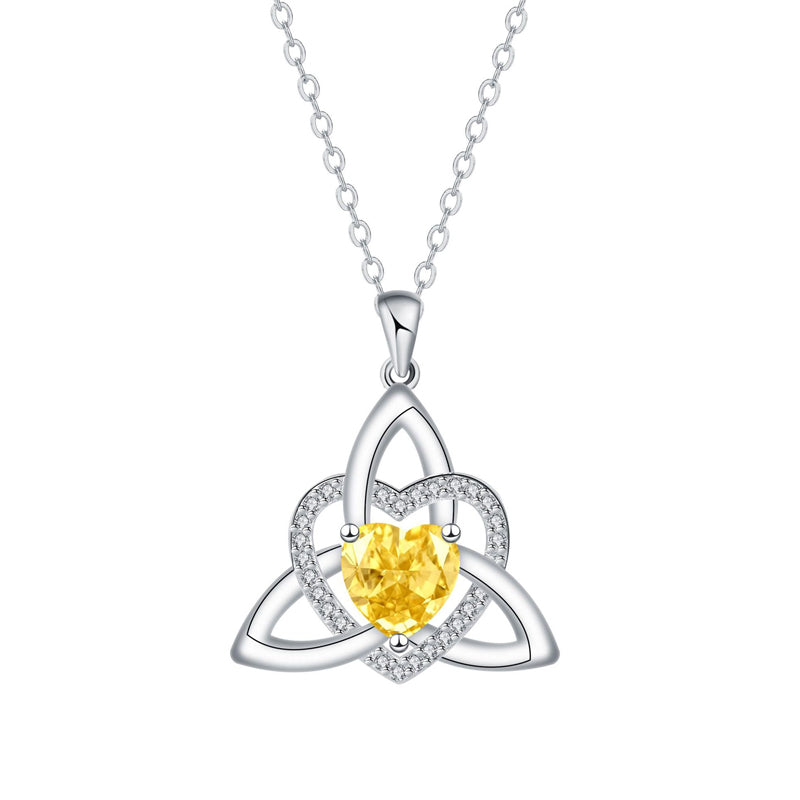 Keltische Knoop Hart Ketting