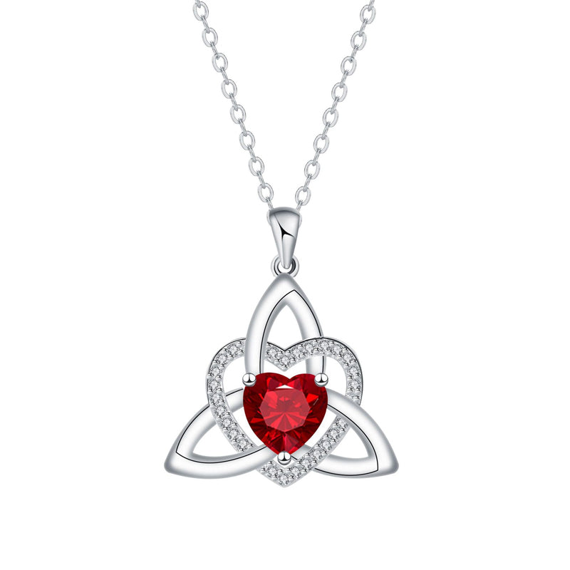 Keltische Knoop Hart Ketting