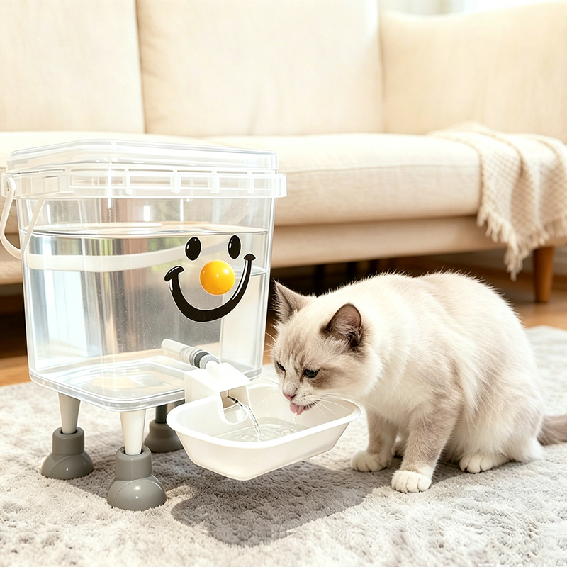 Waterdispenser voor huisdieren met grote capaciteit