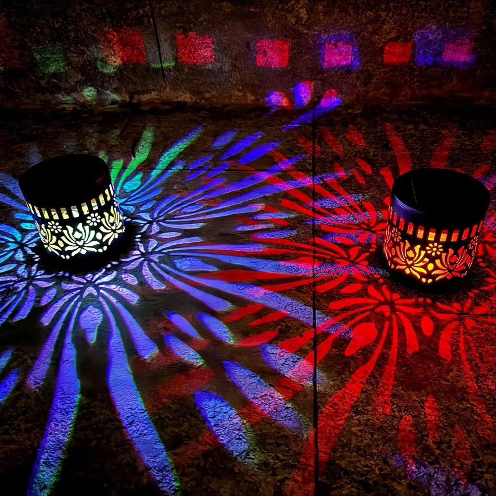 🌞50% KORTING🌀Mandala-lamp op zonne-energie – Prachtige patroonprojectie, 2-in-1 vloer- en wandverlichting & IP65 waterdicht met automatische aan/uit-functie 🌿