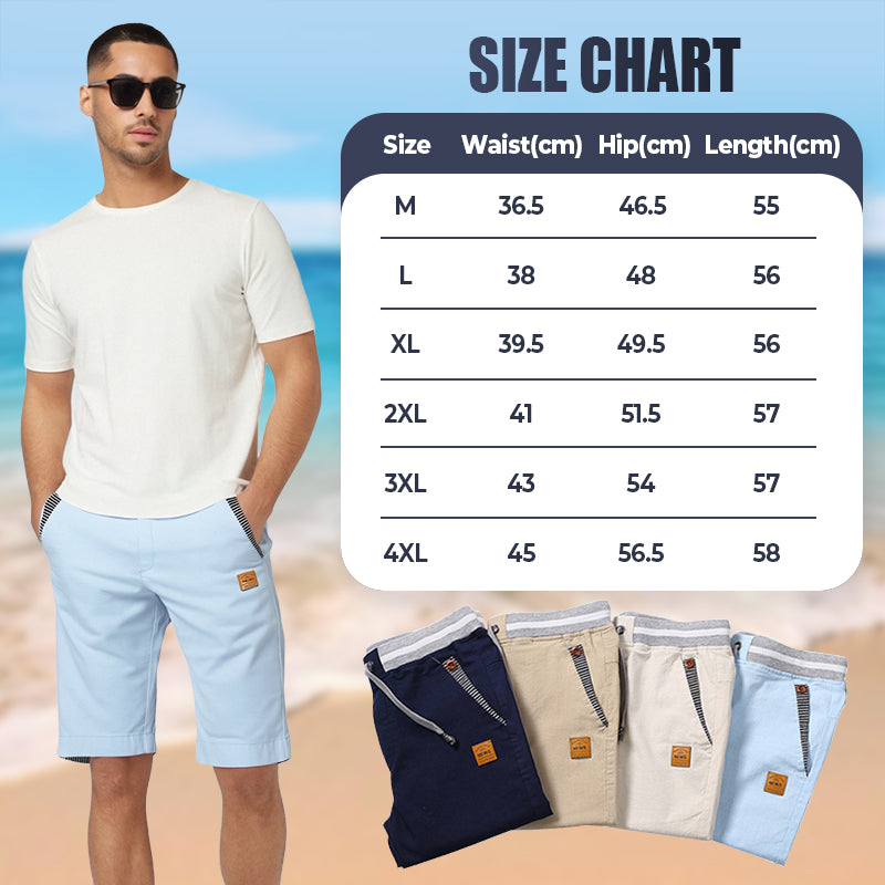Heren Korte Broek Colorblock - Casual Short met Trekkoord