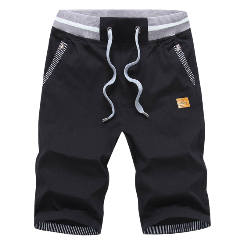 Heren Korte Broek Colorblock - Casual Short met Trekkoord
