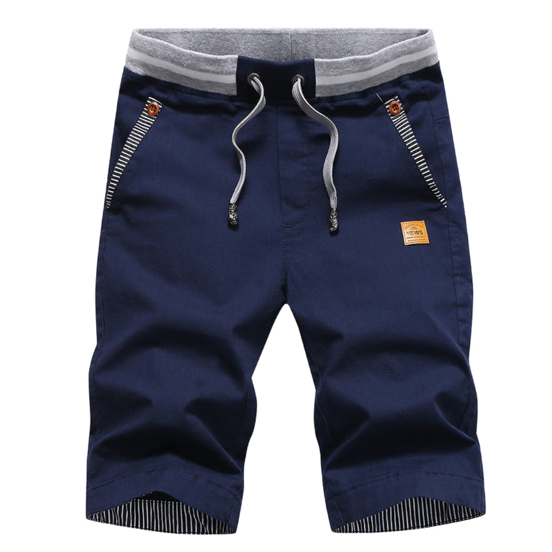 Heren Korte Broek Colorblock - Casual Short met Trekkoord