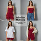 Casual tweedelige loungeset met hemdje en short
