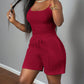 Casual tweedelige loungeset met hemdje en short
