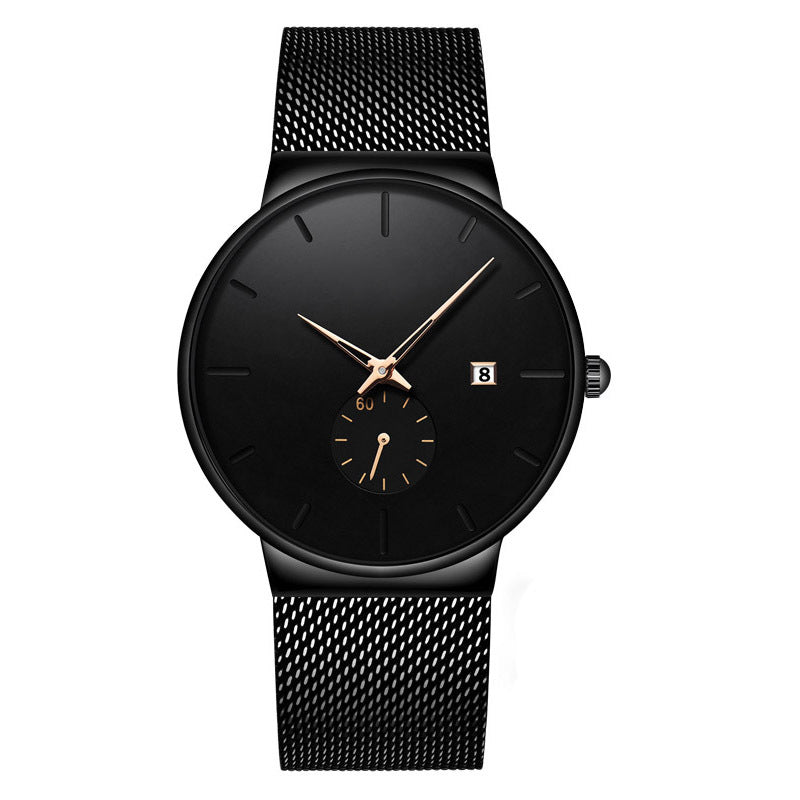 Minimalistische Waterdichte Quartzhorloge voor Heren