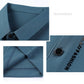 Heren slim fit T-shirt met korte mouwen en kraag