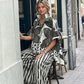 ⏳ Tijdelijke aanbieding! 50% korting 🌿 Dames tweedelige set met printtop en broek