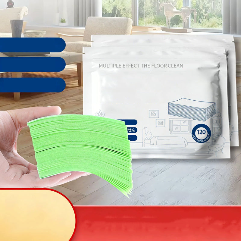 🥳UITVERKOOP 2026🥳💞50% KORTING | 50.000+ verkocht!Wateroplosbare vloerdoekjes 120st | Geen afmeten, glanzende vloeren