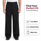 Heren klassieke pasvorm wijde pijp pantalon