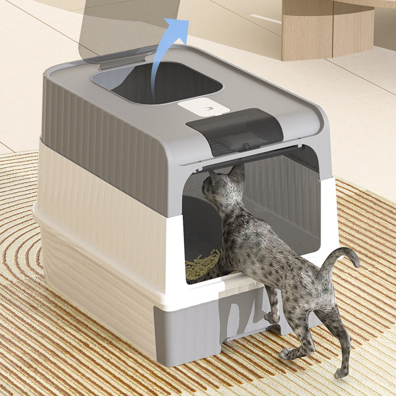 Opvouwbare lade-stijl kattenbak