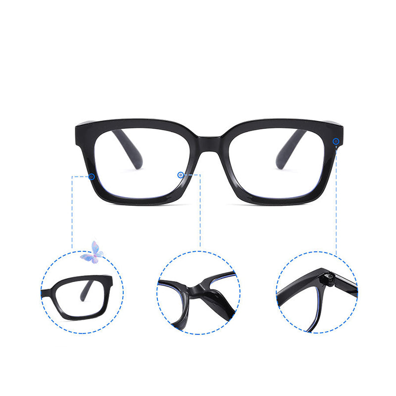 Retro Square Anti-Blue Light Glasses