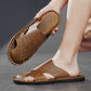 Herenslippers met Gesloten Neus van Kunstleer