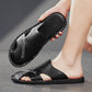 Herenslippers met Gesloten Neus van Kunstleer