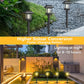 Buiten waterdichte solar tuinpadlamp - 2 stuks per set