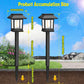 Buiten waterdichte solar tuinpadlamp - 2 stuks per set