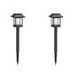 Buiten waterdichte solar tuinpadlamp - 2 stuks per set