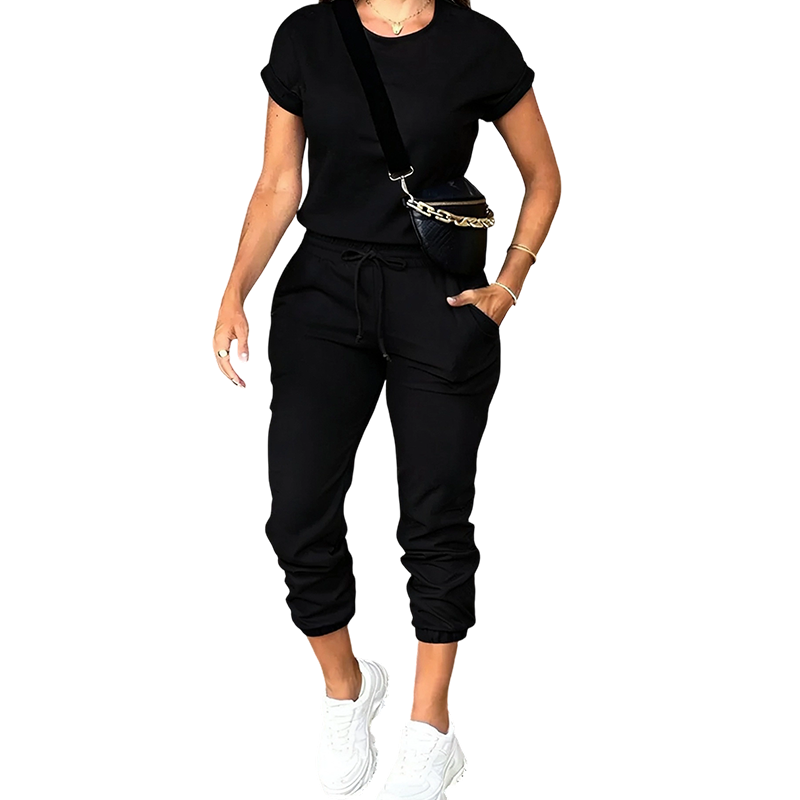 👕TIJDELIJKE 50% KORTING!✨Dames trainingspak – Comfortabel, Zakken, Trekkoord, Casual✨