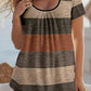 Dames Geplooid T-shirt in Grote Maten