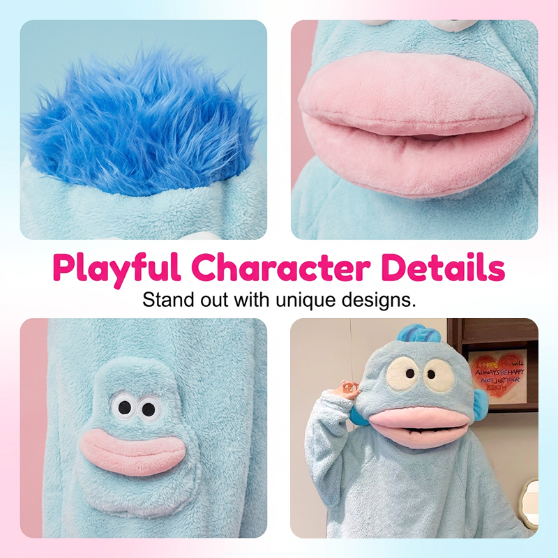 🐟 Elegantie heeft geen woorden nodig – Knusse Koraalvlies Pyjama met Figuren 🧸 | Onesie | S-2XL
