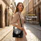 👜TIJDELIJKE AANBIEDING: 50% KORTING!✨Glanzende krokodilprint dames handtas – Gestructureerd, gouden hardware, ruim & chique💼