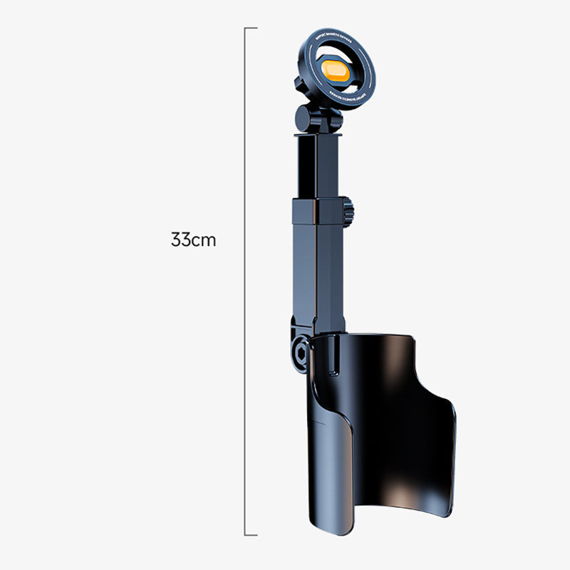 Autobekerhouder voor mobiele telefoons – 360° verstelbaar, krachtige N52-magneet, bediening met één hand, geschikt voor alle telefoons, stabiele modellen met magneet- en klembevestiging voor veilig rijde