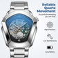Heren Ruitvormig Quartz Horloge