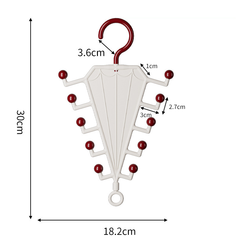 ⏰🎁Multifunctioneel V-vormig dubbelzijdig opbergrek met hangers