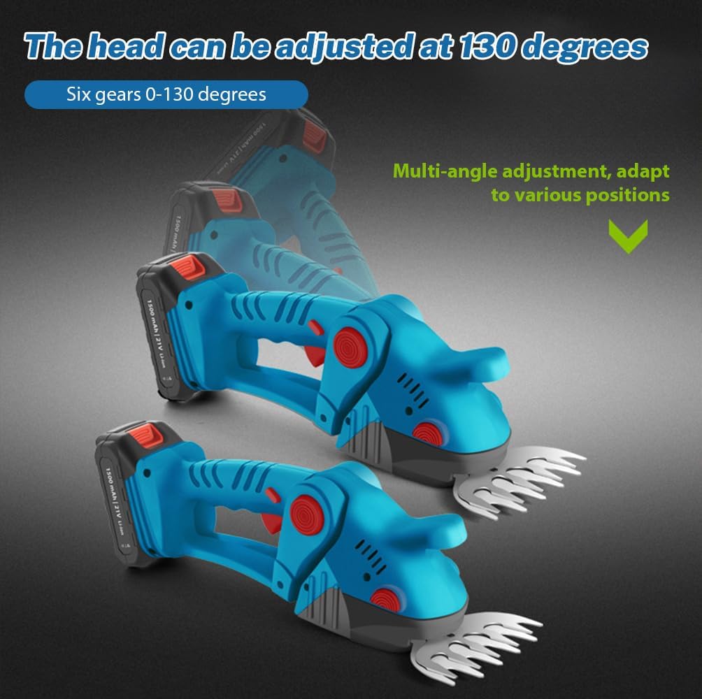 🔋Draadloos, messcherp en verrassend krachtig🌿Mini lithium heggenschaar – snoeit dikke takken alsof het niets is!