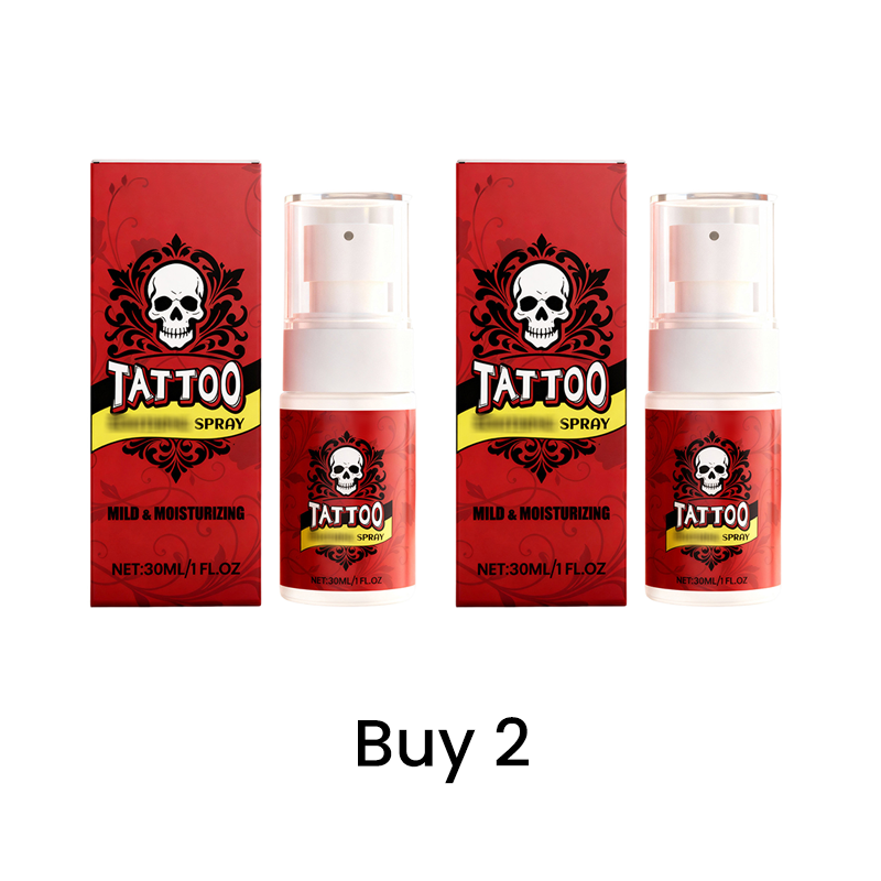 Hydraterende spray voor nazorg na een tatoeage