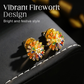 🥳2026 Nieuwe Stijl🥳💞50K+ VERKOCHT!💥50% KORTING! 🔥 Kleurrijke Vuurwerk Oorbellen en Ketting voor Dames