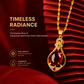 🔥 2026 Hot Sale 50% KORTING！！ 🎁 Elegante vierbladige klaver traanvormige halsketting 14K goudkleurig, een symbool van geluk, 💎💖