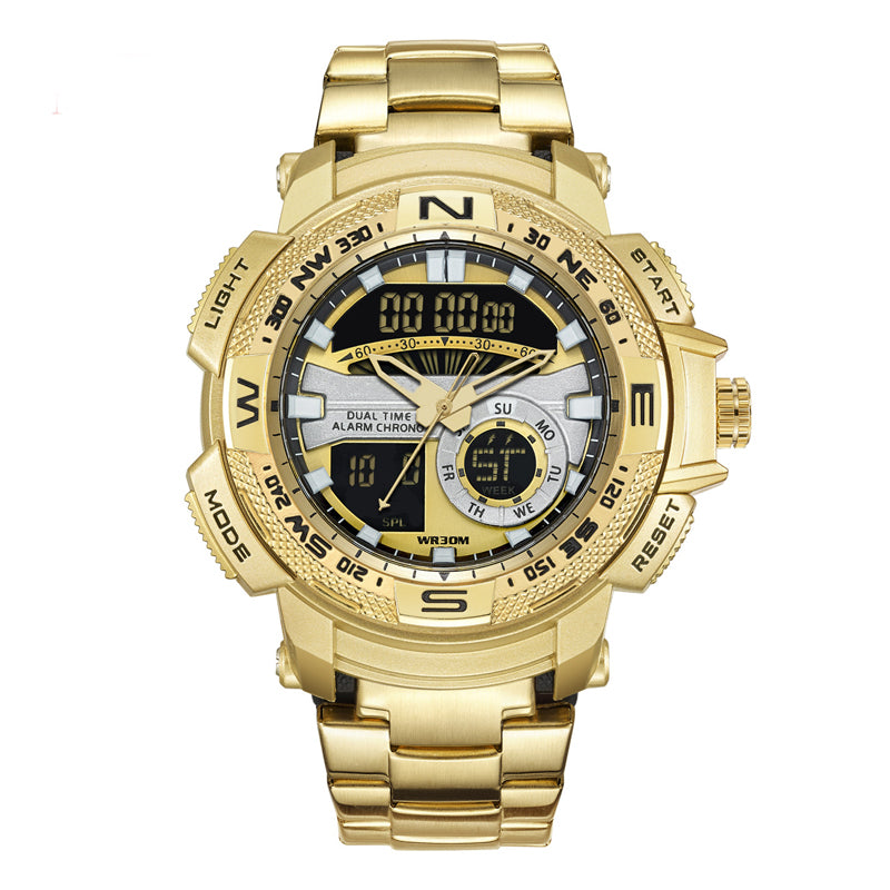 🎇50% KORTING⌚Sporthorloge met dubbel display voor heren✨